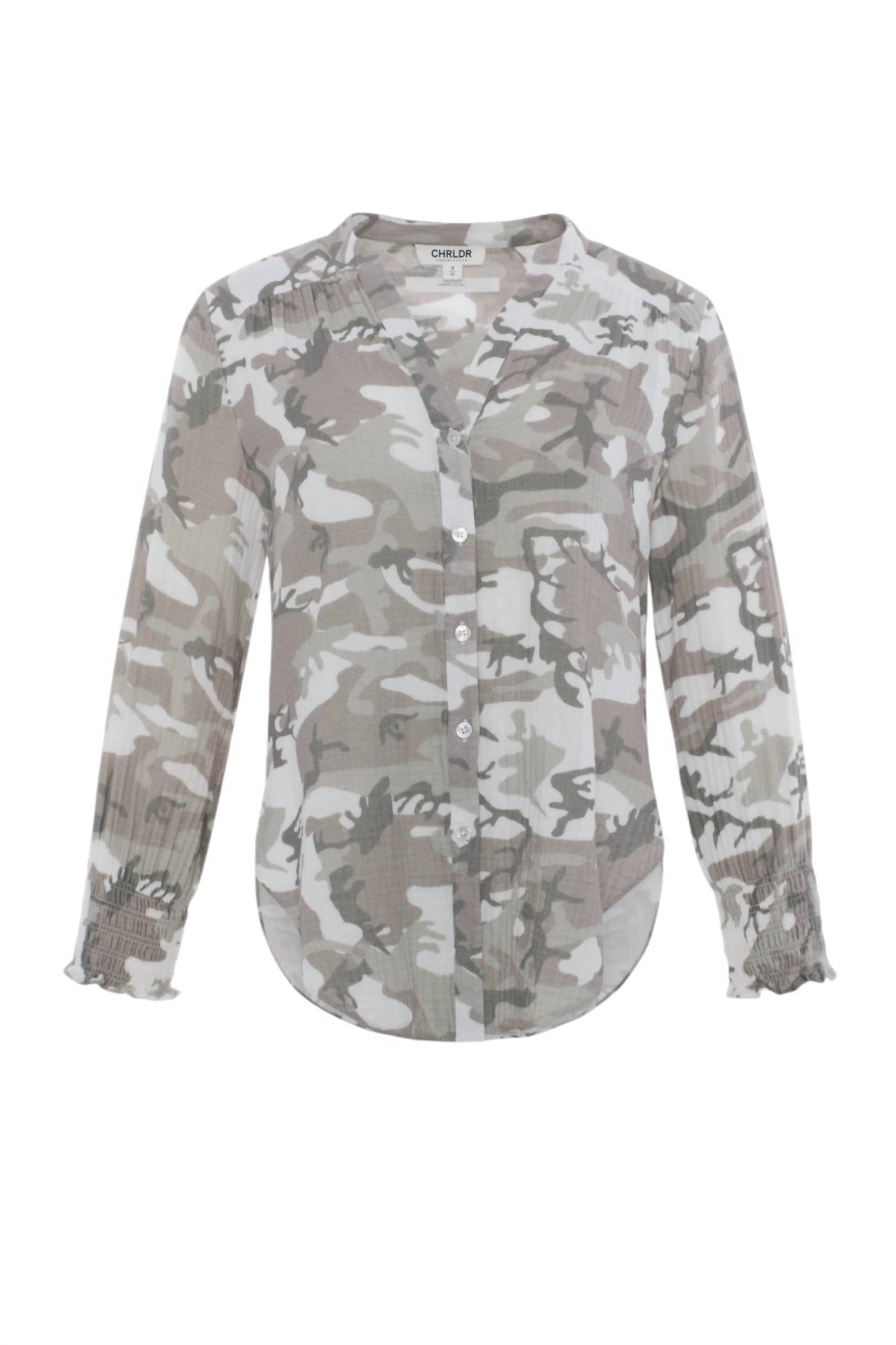 Chrldr - Jenny Collarless Shirt