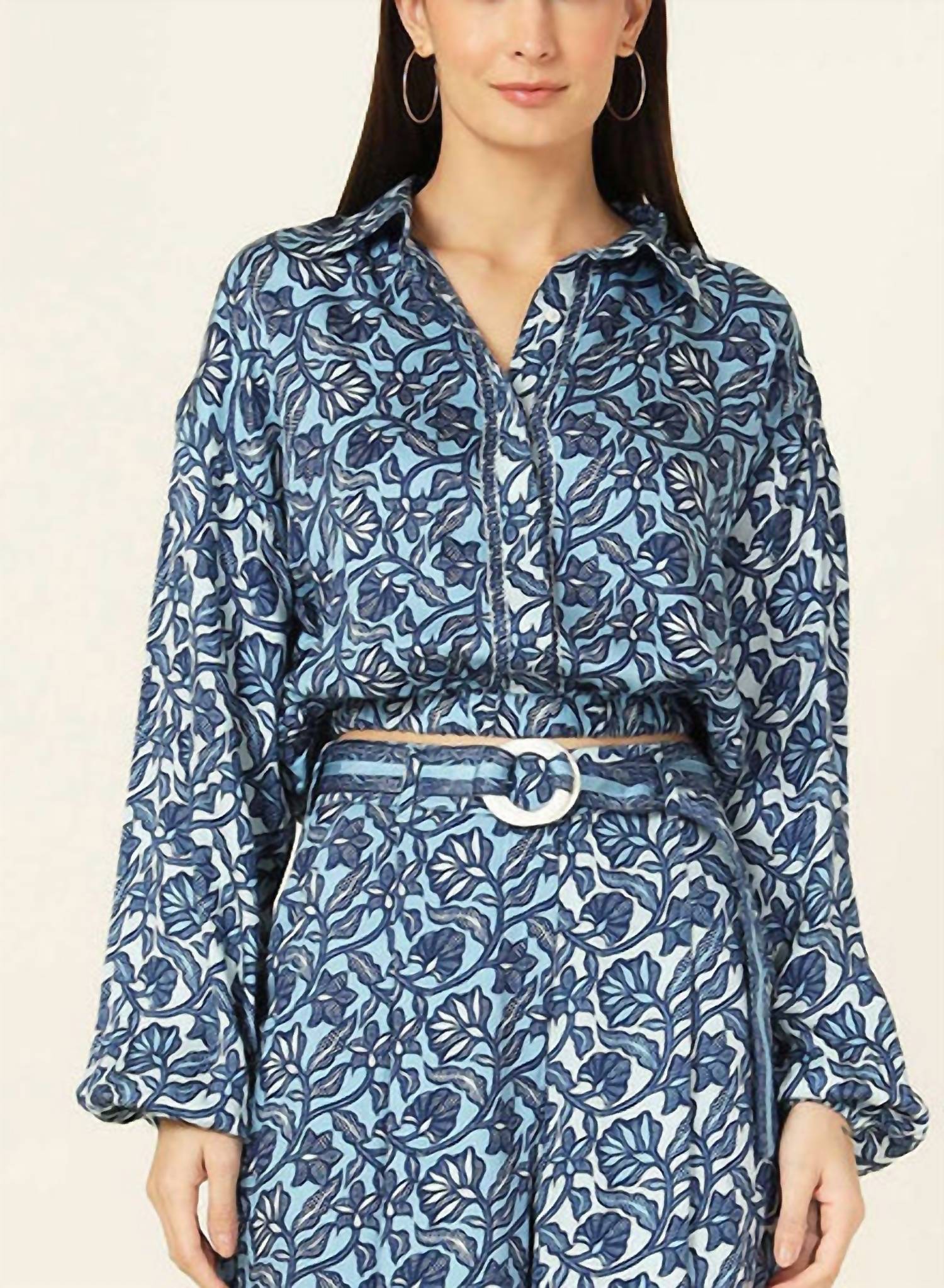 Omika - Nero Button Down Blouse