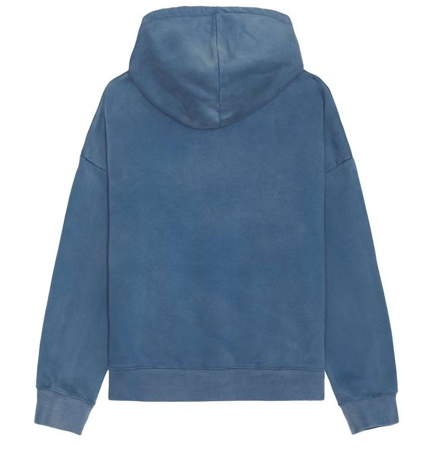 JUNGLES Sick & Tired Hoodie in blue - men's shirt - alternate view