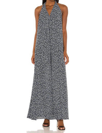 1.State - Pleated Halter Jumpsuit