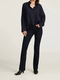 mavi Vicky Bootcut Jeans in ink feather luxe - women's jeans