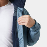 Helly Hansen Crew Hooded Midlayer Jacket 2.0 in washed navy - men's jacket - view 4