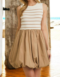 Gilli - Bubble Hem & Stripe Dress