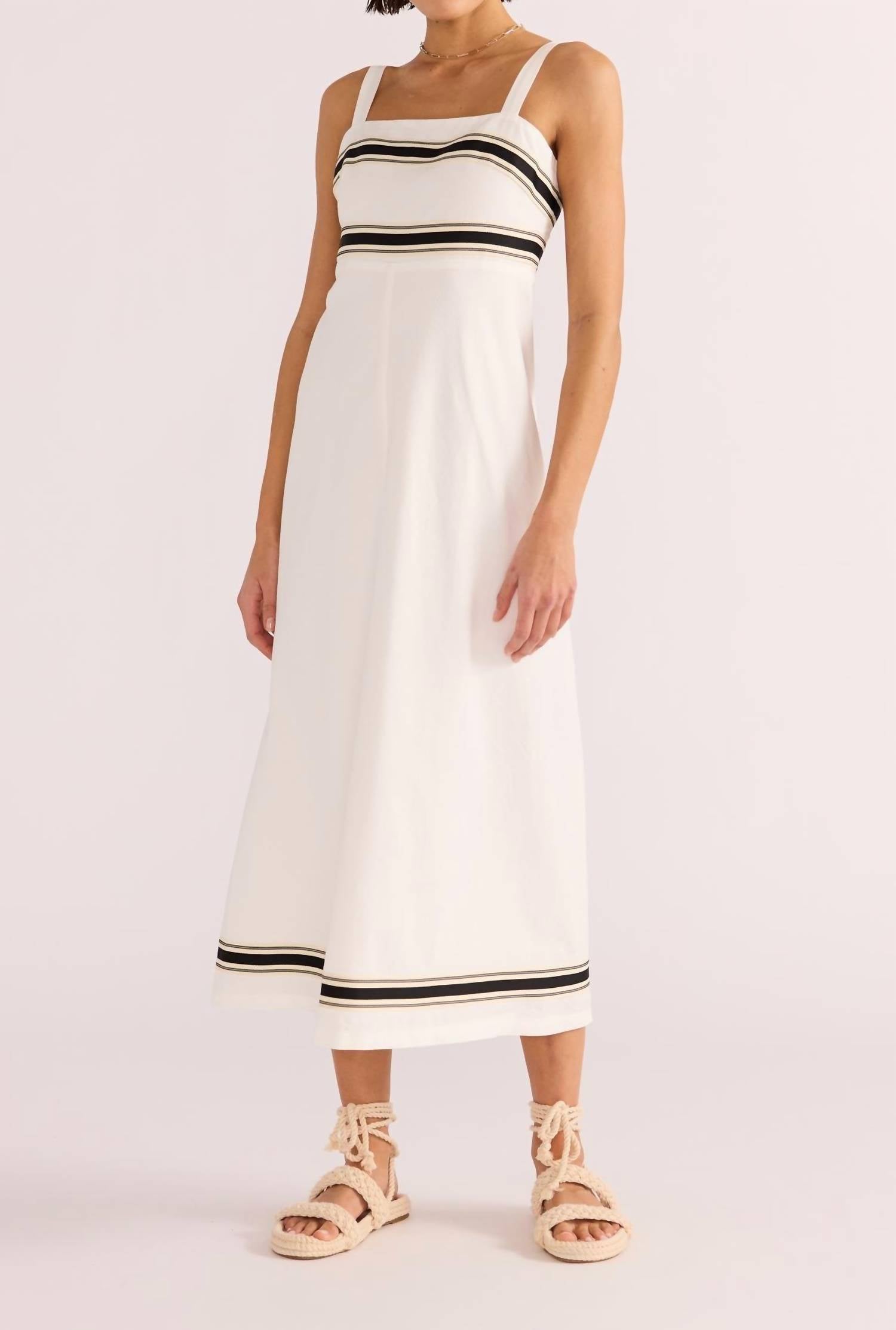 Minkpink - Briar Trim Midi Dress