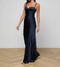 L'Agence - Shayla Silk Lace Gown