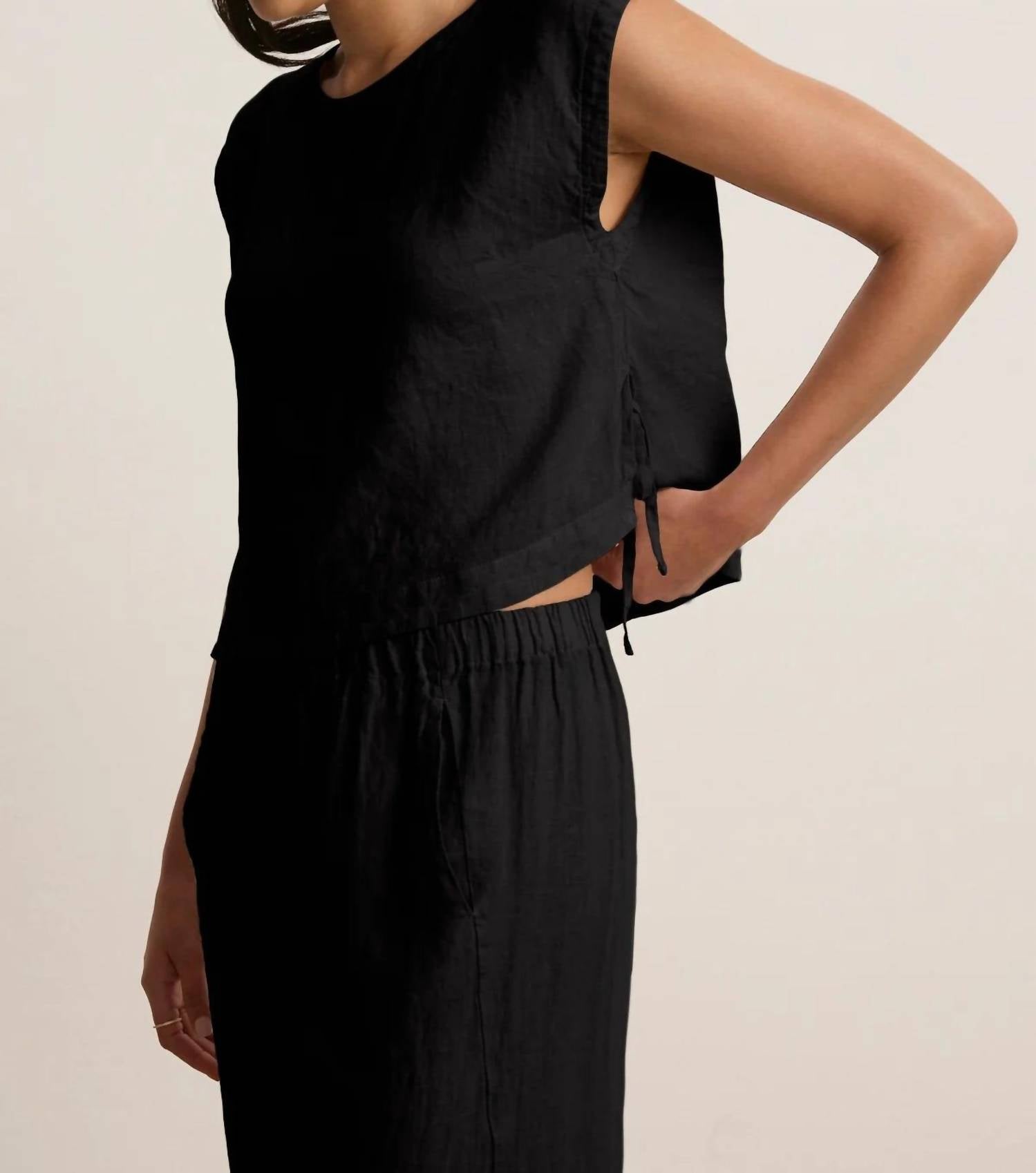 Velvet By Graham & Spencer - Tavia Linen Tank Top