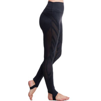 GOLDHAUS Blurred Lines Leggings in black - women's pants - alternate view