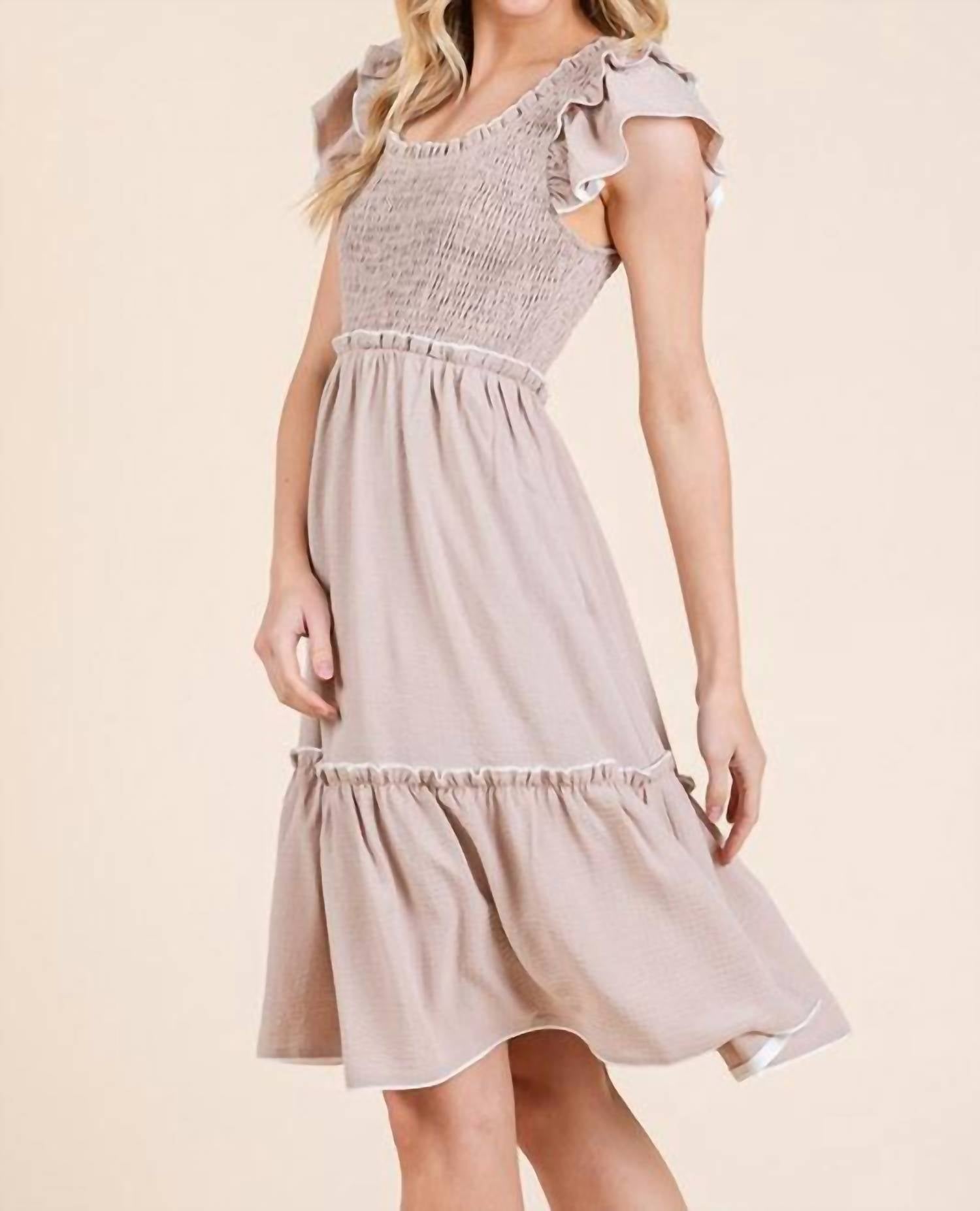 Lime N Chili - Ruffle Smock Dress
