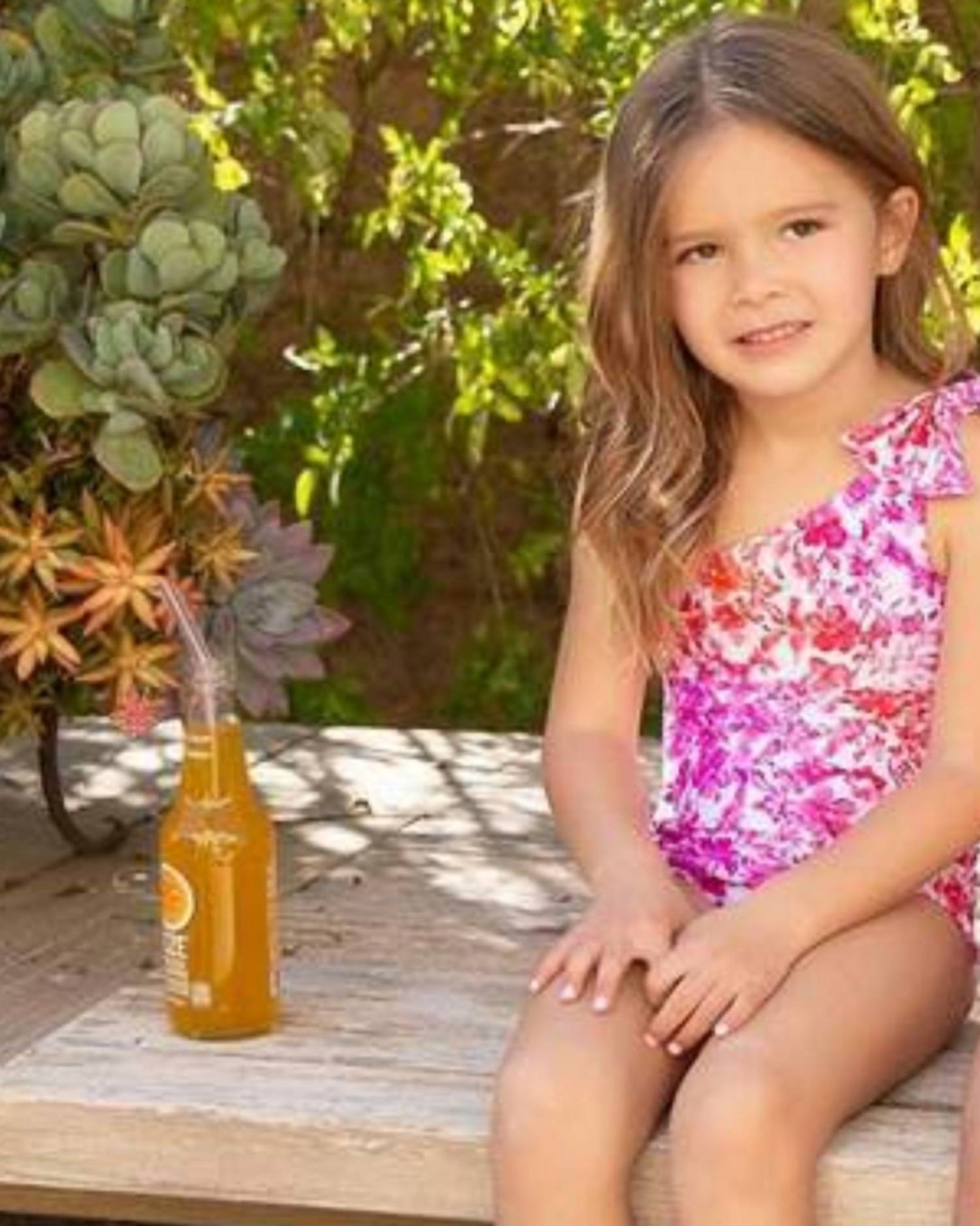 Pq Swim - Kids Azalea One Shoulder Bow One Piece