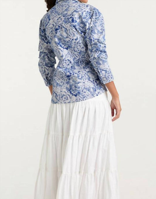 Cinq A Sept - Sketchbook Floral Scrunched Canyon Jacket