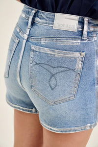 Judy Blue - High Waist Foil Seam Slim Short
