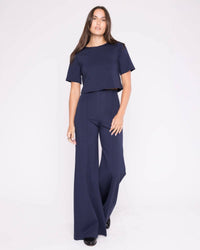 Ripley Rader - Ponte Knit Short Sleeve Top