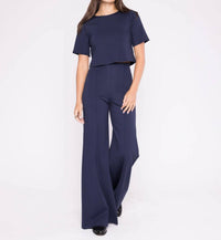 Ripley Rader - Ponte Knit Short Sleeve Top
