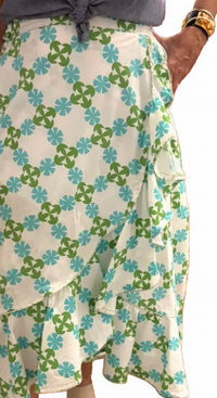 Just Darviny - Trellis Wrap Skirt