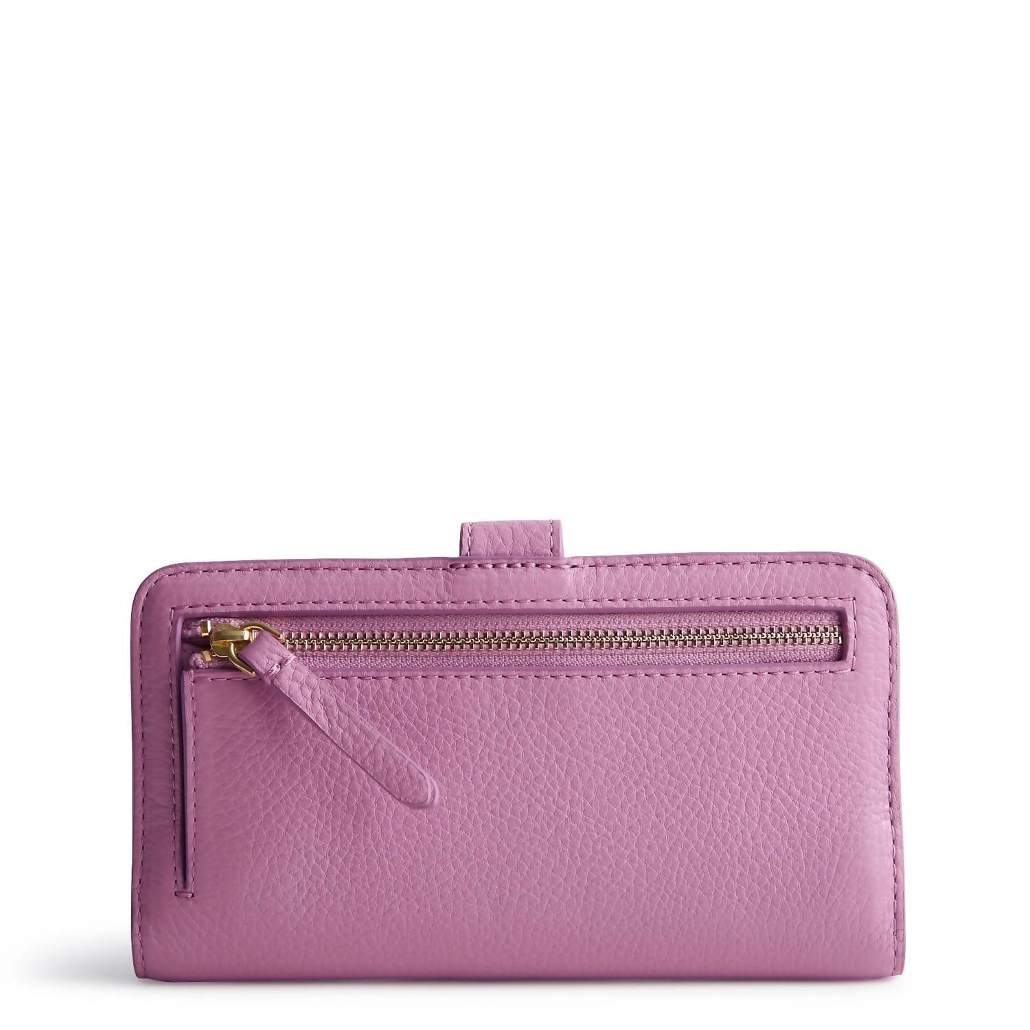 Vera Bradley Women's Tab Wallet in smoky grape - women's bag - detail view