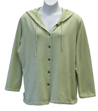 Liz And Jane - Women's Cotton French Terry Hoodie Jacket