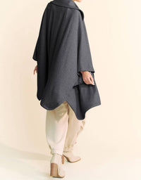 Davi & Dani - Heavy Knit Loose Jacket Cardigan - Plus