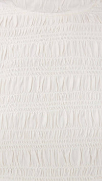 Merlette - Kantor Ruffled Cuffs And Hemline Top