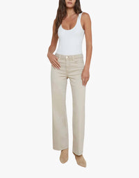 L'Agence - Scottie High Rise Wide Leg Jeans