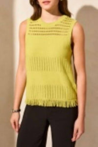 Tribal - Open Weave Sweater Top