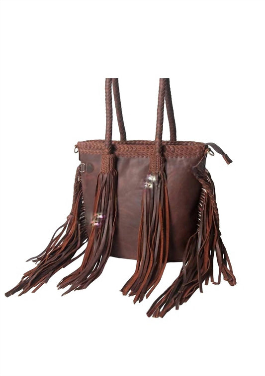 American Darling - Women's Leather Fringe Shoulder Bag