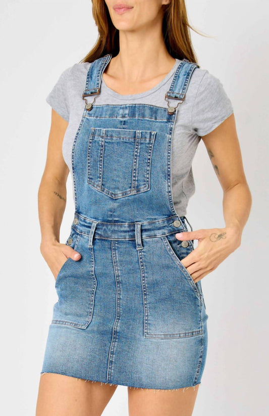 Judy Blue - Fancy Like Denim Overall Skirt