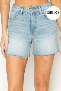 Risen - High Rise Cut Off Shorts