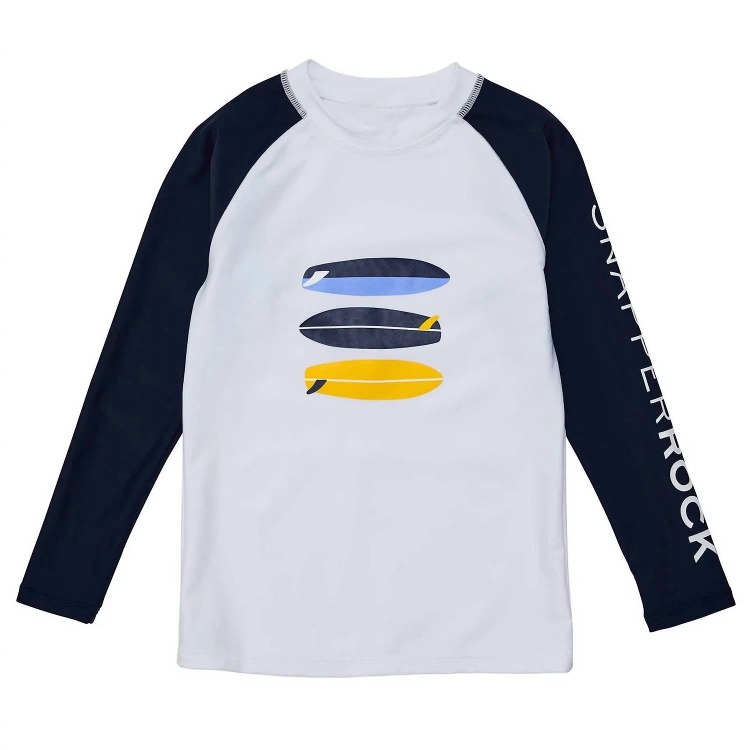 Snapper Rock - Boys Wave Break Long Sleeve Rash Top