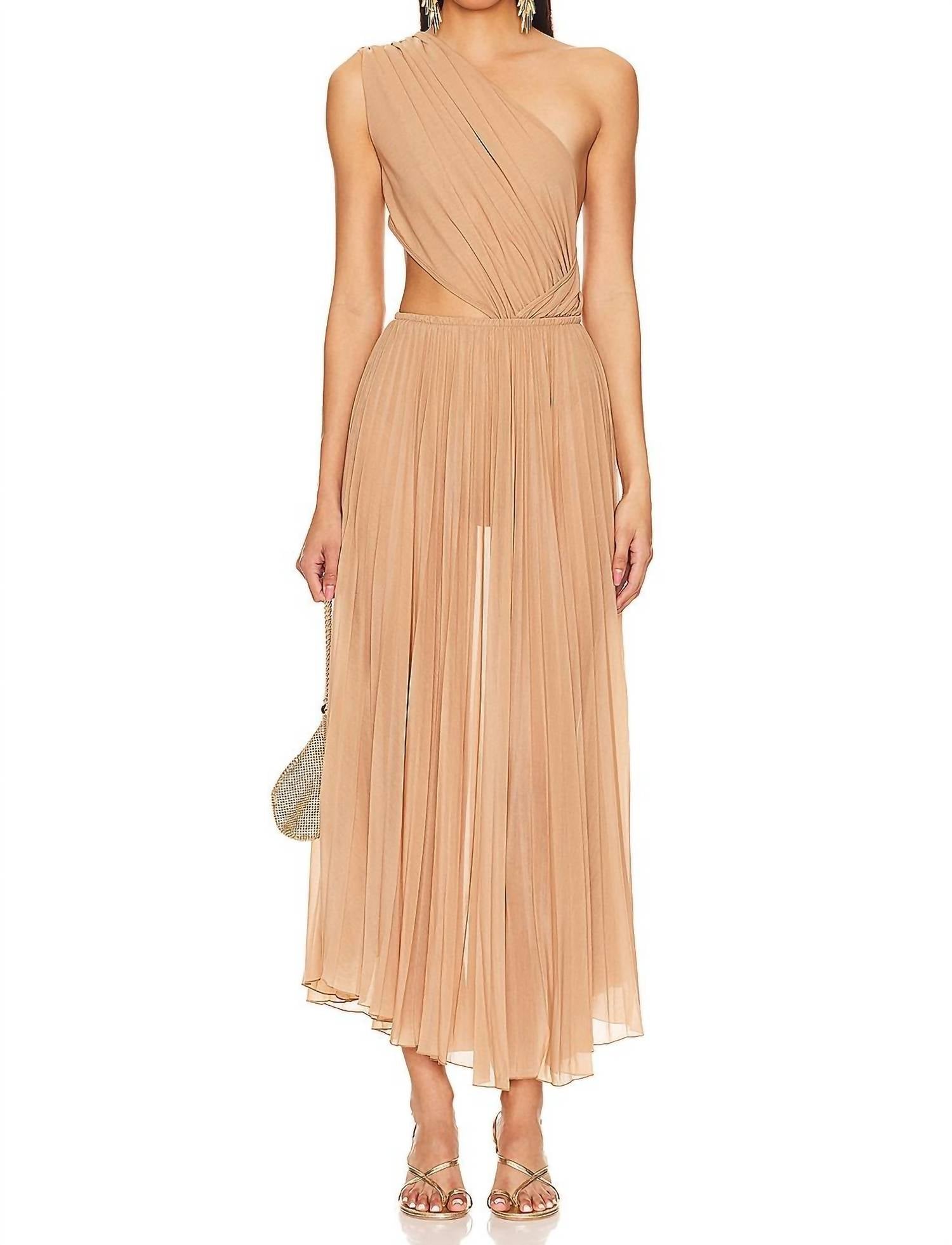 Ronny Kobo - Women's Mori Pleated Chiffon Midi Skirt