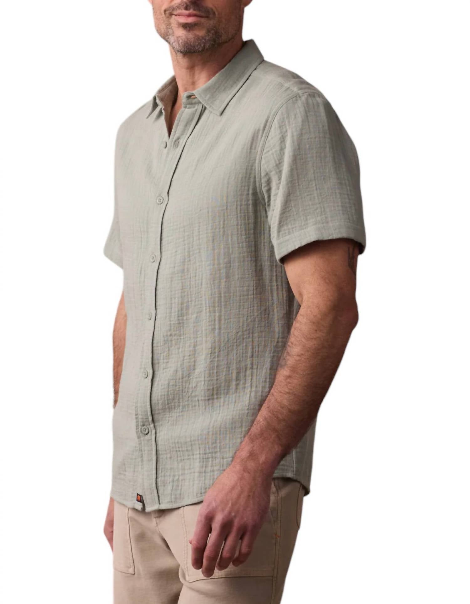 The Normal Brand - Kalo Short Sleeve Button Up Shirt