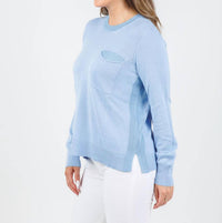 Peace Of Cloth - Metallic Pocket Crew Sweater