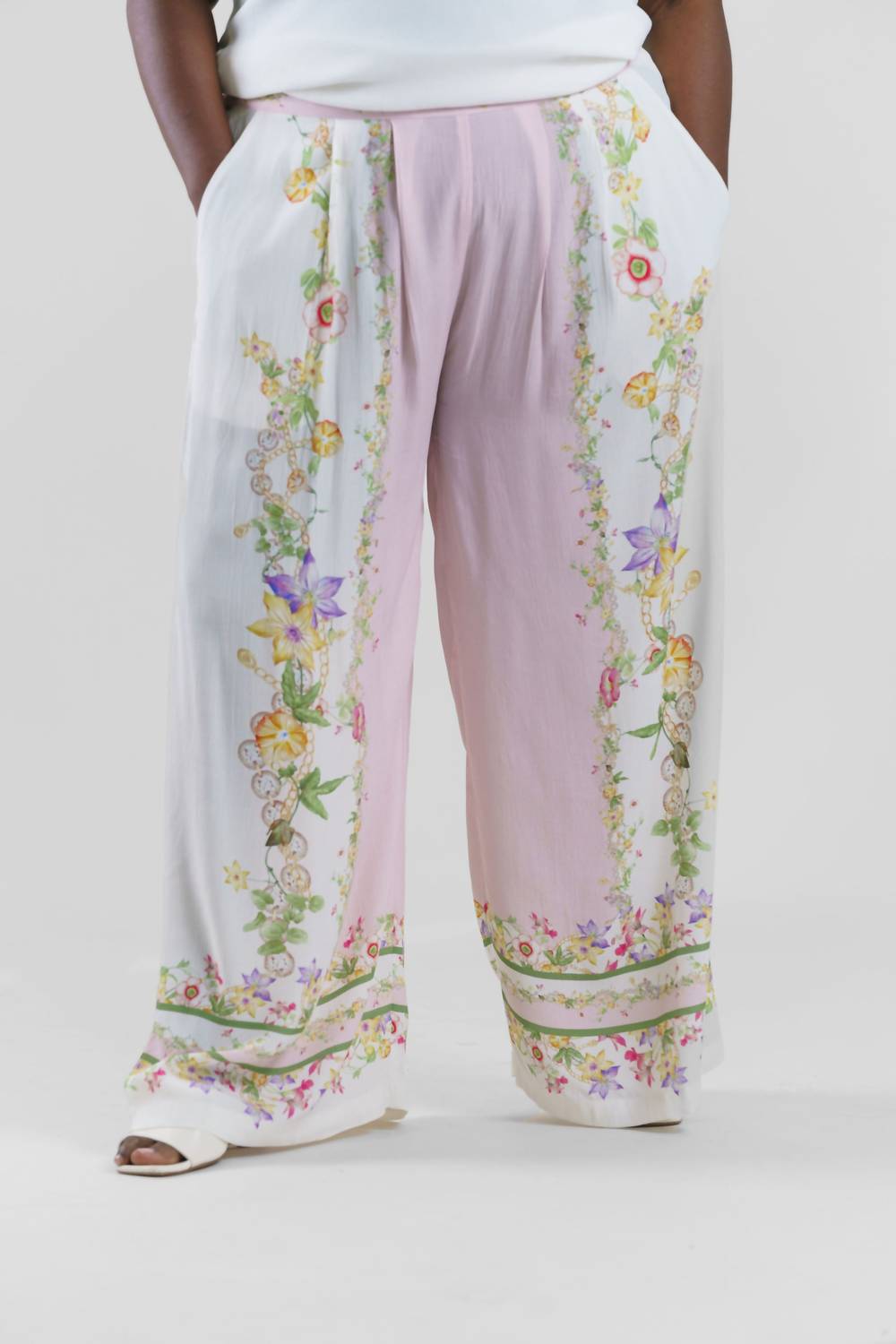 -Bl^Nk- - Novah Wide Leg Pants - Plus