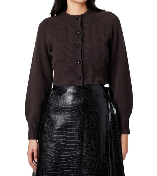 Toccin - Rita Cable Knit Cashmere Cardigan