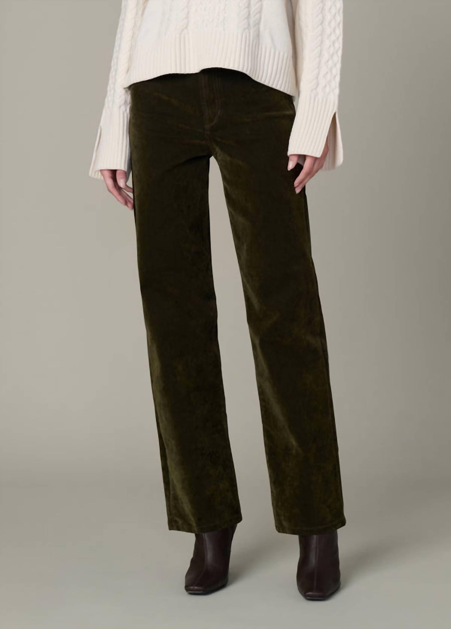 Joe'S Jeans - Margot Straight Flocked Pant