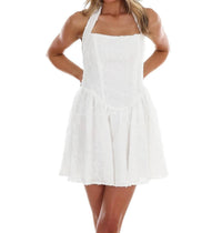 One & Only - Women's Perfect For Me Halter Mini Dress