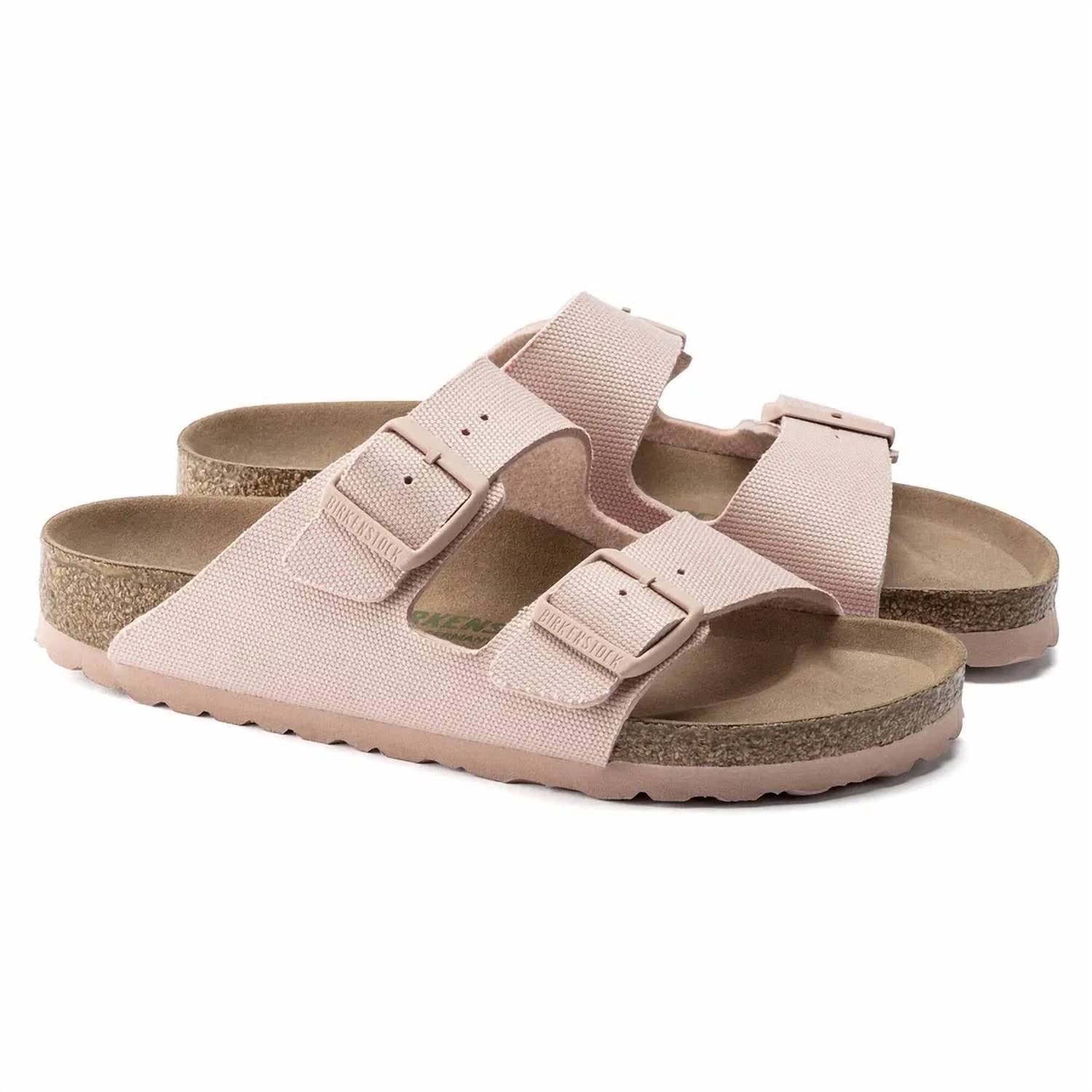 Birkenstock - Women'sarizona Rivet Logo Textile Vegan Canvas Sandals