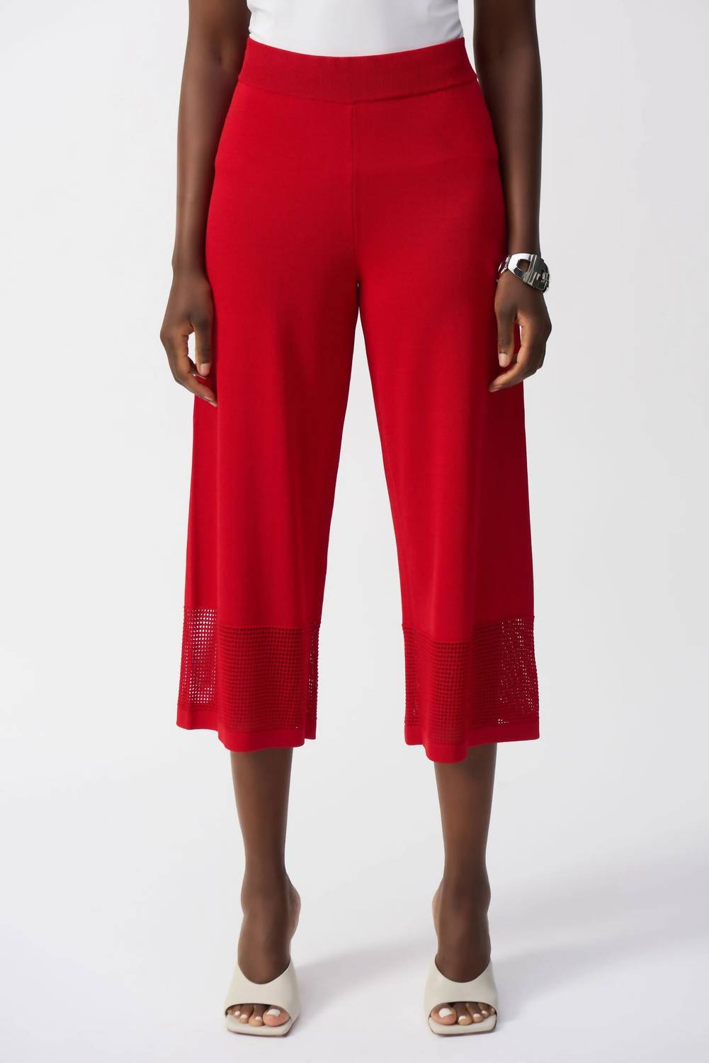 Joseph Ribkoff - Sweater Knit Pull On Culotte Pants