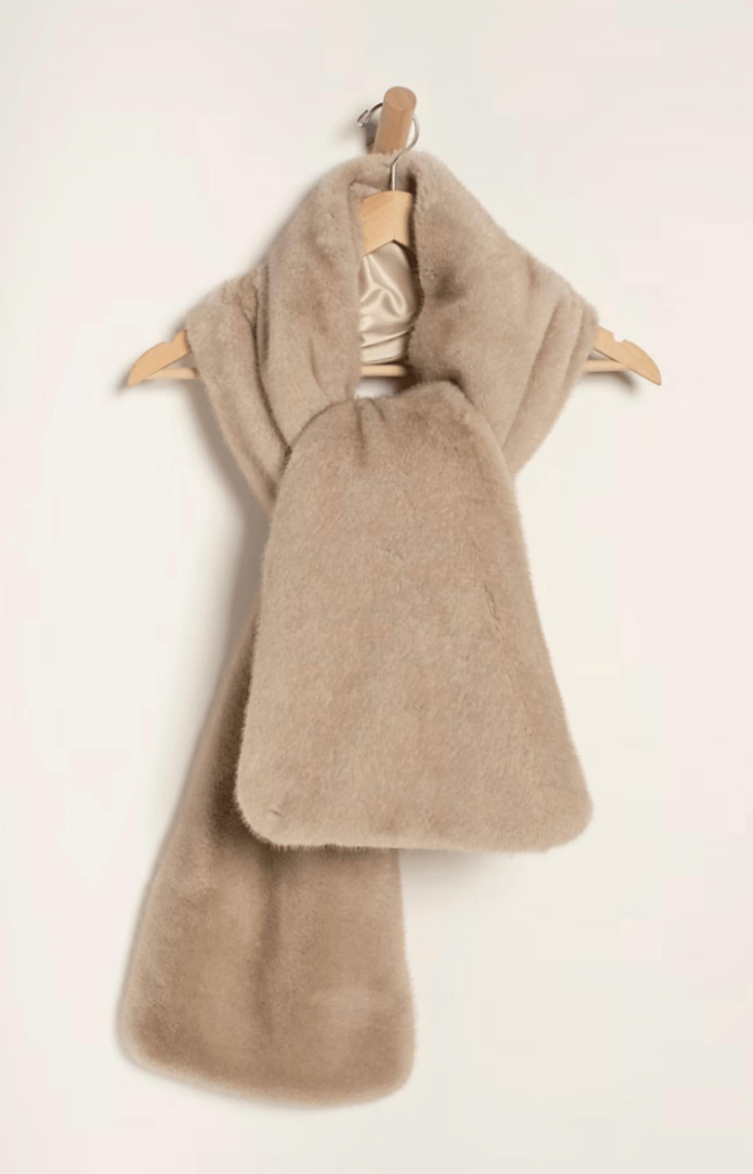 Free People - Snow angel faux fur scarf