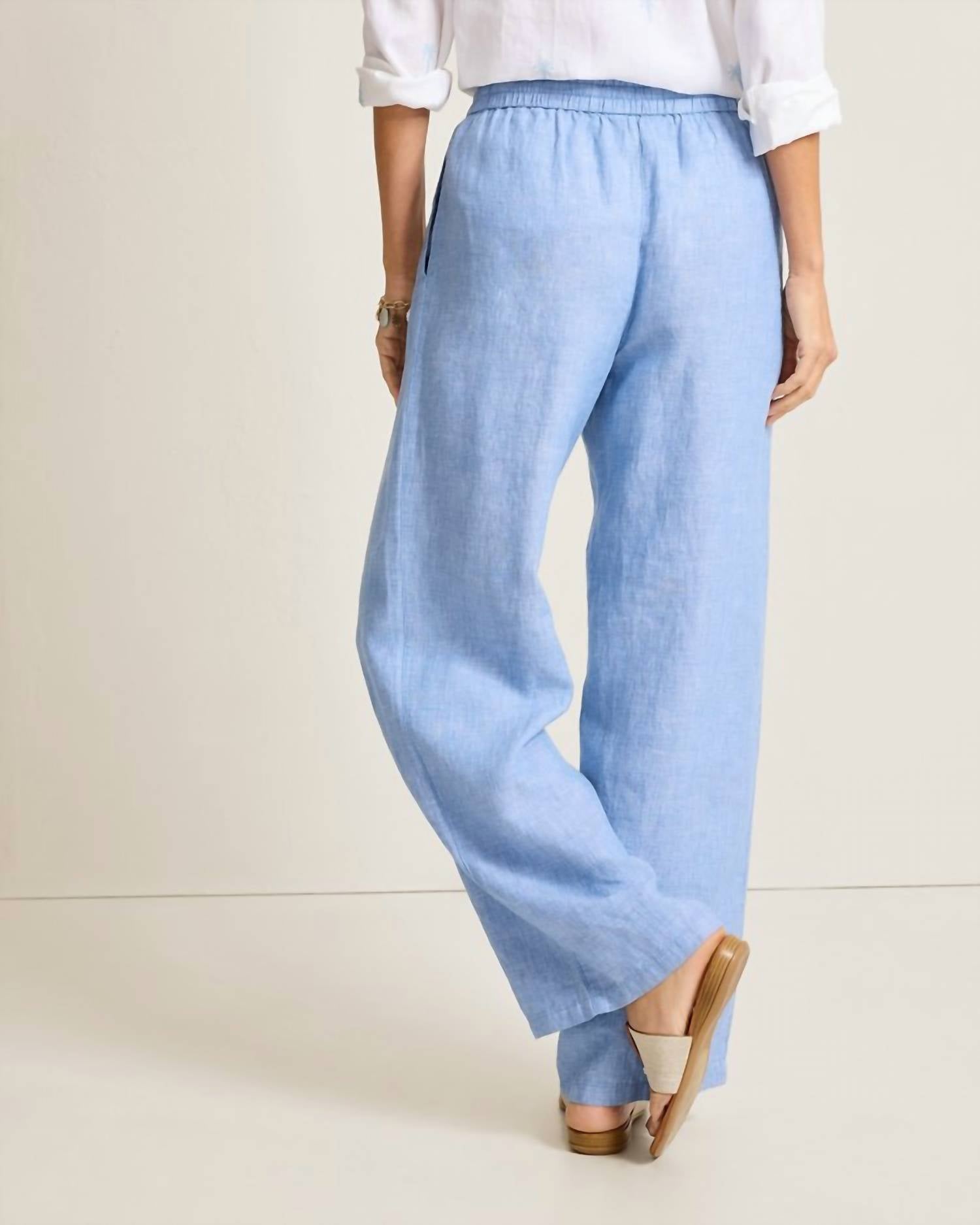 TOMMY BAHAMA Two Palms Easy Pants in buccaneer blue - women's pants - view 4