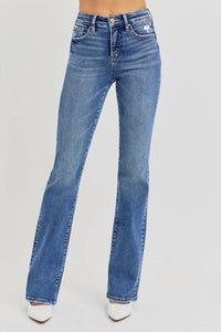 Risen - High Rise Straight Leg Jeans