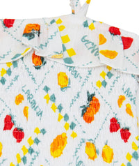 Flowers By Zoe - Girls Capri Fruit Smock Top