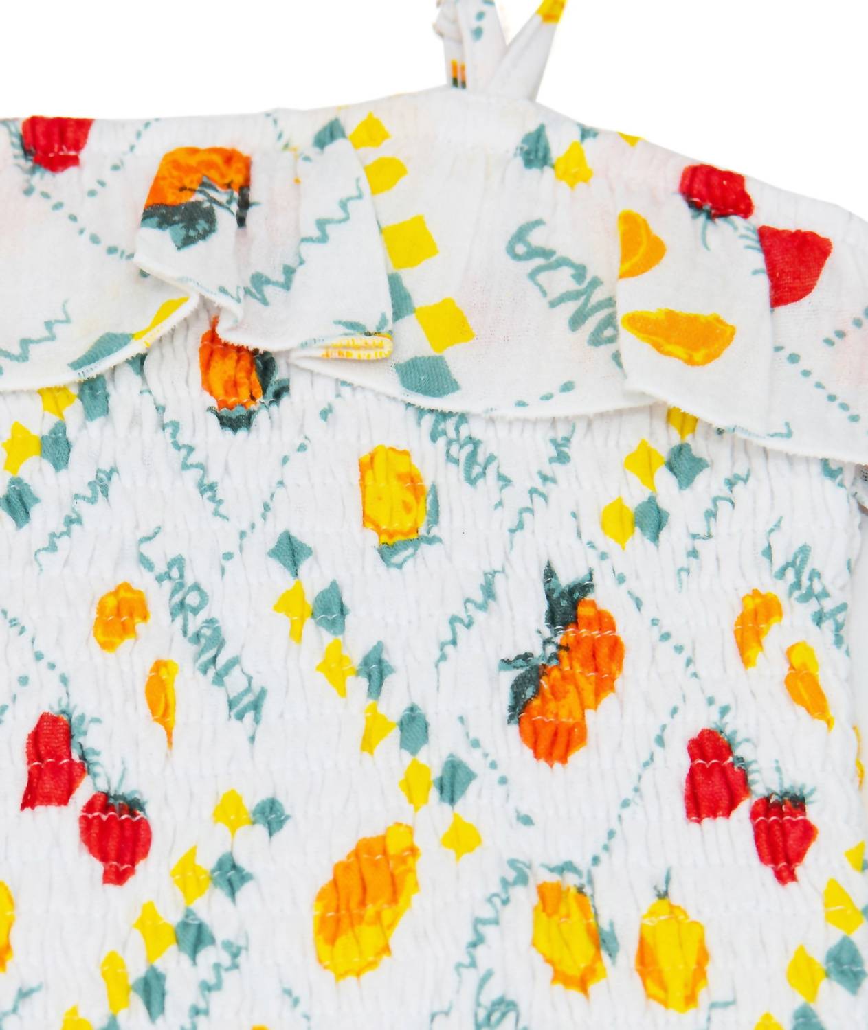 Flowers By Zoe - Girls Capri Fruit Smock Top