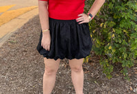 Pinch - Bubble Hem Mini Skirt