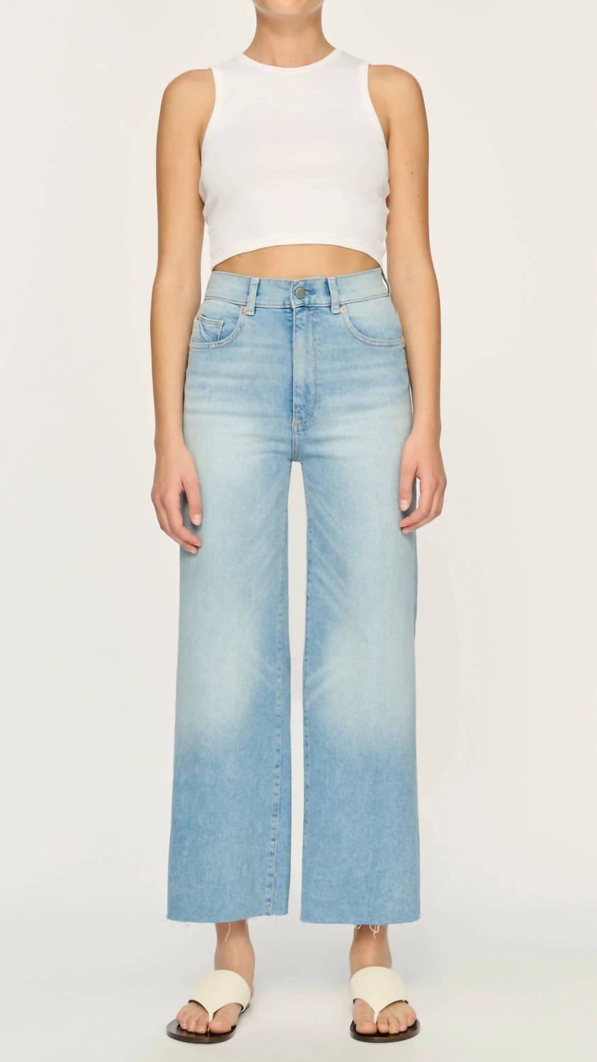 DL1961 - Women's Hepburn Wide Leg Jeans in blue 1 - women's jeans