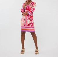 ESQUALO Ditte Beads Disco Hit Knee-length Dress in multicolor - women's dress