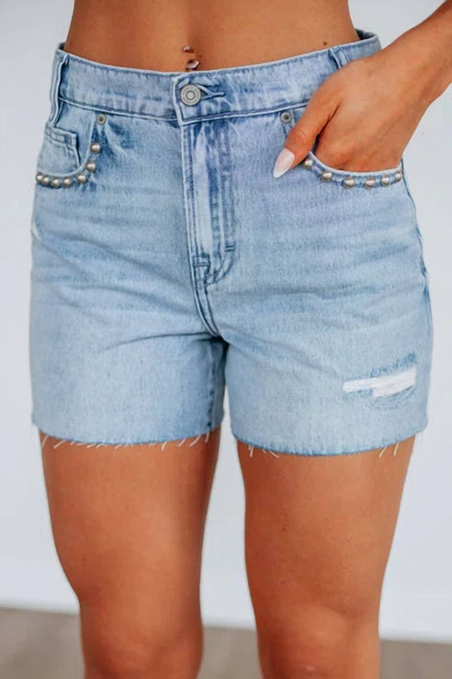 Hidden - Kayla High Rise Relaxed Shorts