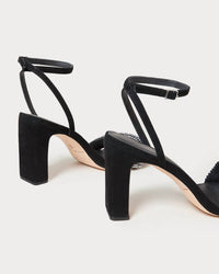 Loeffler Randall - WOMEN'S SHAY BLACK RHINESTONE HEELED SANDAL