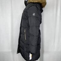 Michael Kors - Faux Fur Trim Hooded Puffer Full Zip Coat