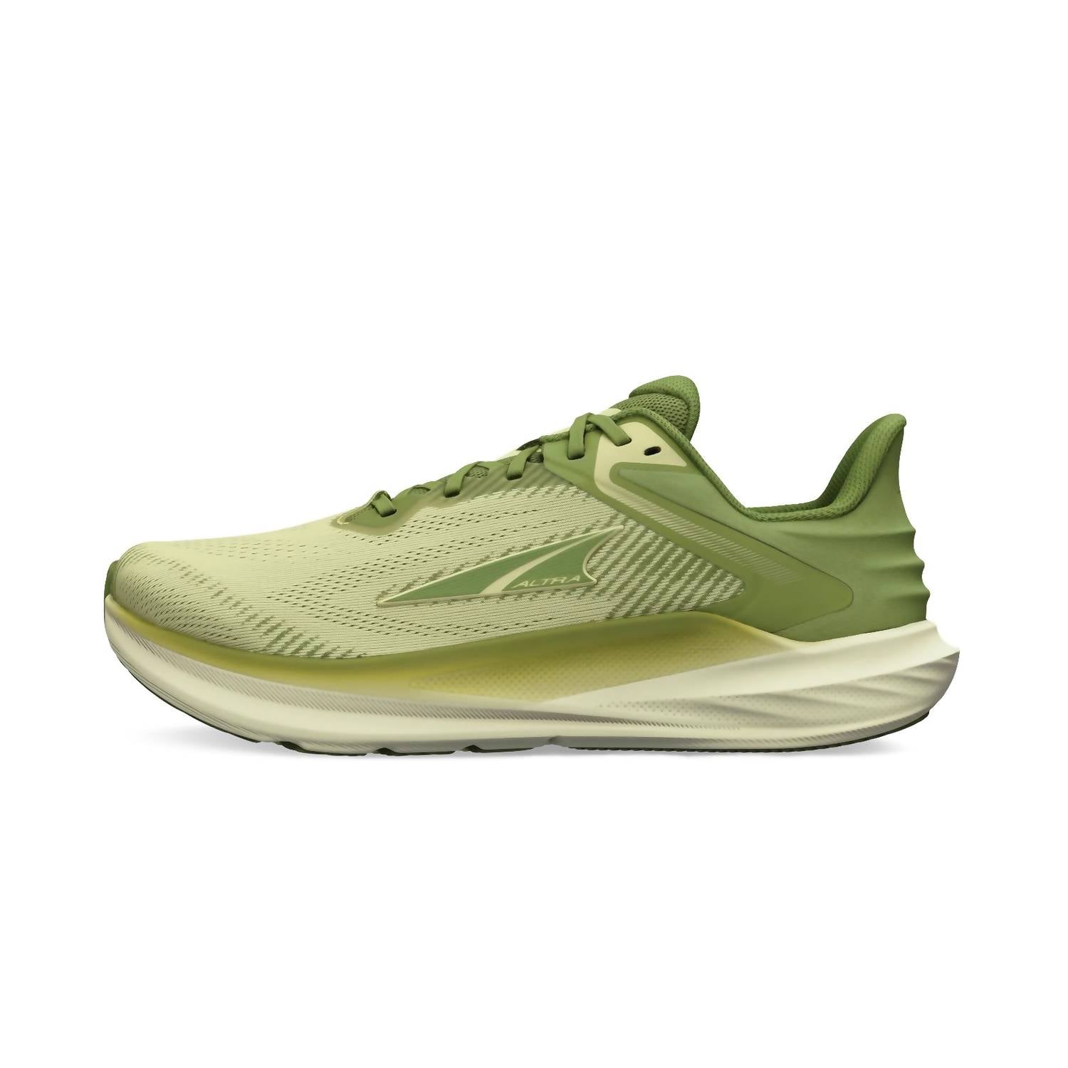 ALTRA Men's Torin 8 Running Shoes in dusty olive - men's shoe - detail view