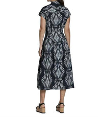 Apny - Tie Front Midi Dress